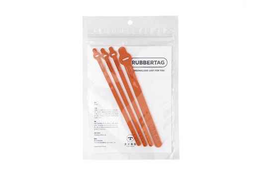 RUBBERTAG Custom Golf Luggage Tag Set (3× S18, 1× L18)