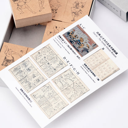 Rubber Stamp Collection HOKUSAI をどりセット
