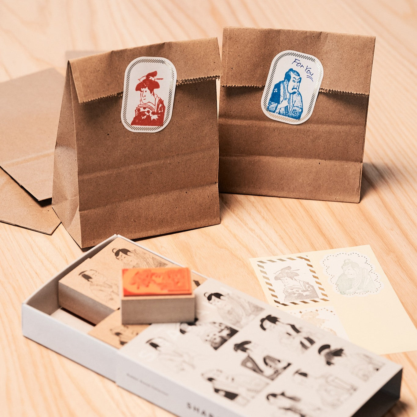 Rubber Stamp Collection SHARAKU 恋女房染分手綱